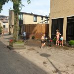 Watergevecht bij 32 graden buiten.